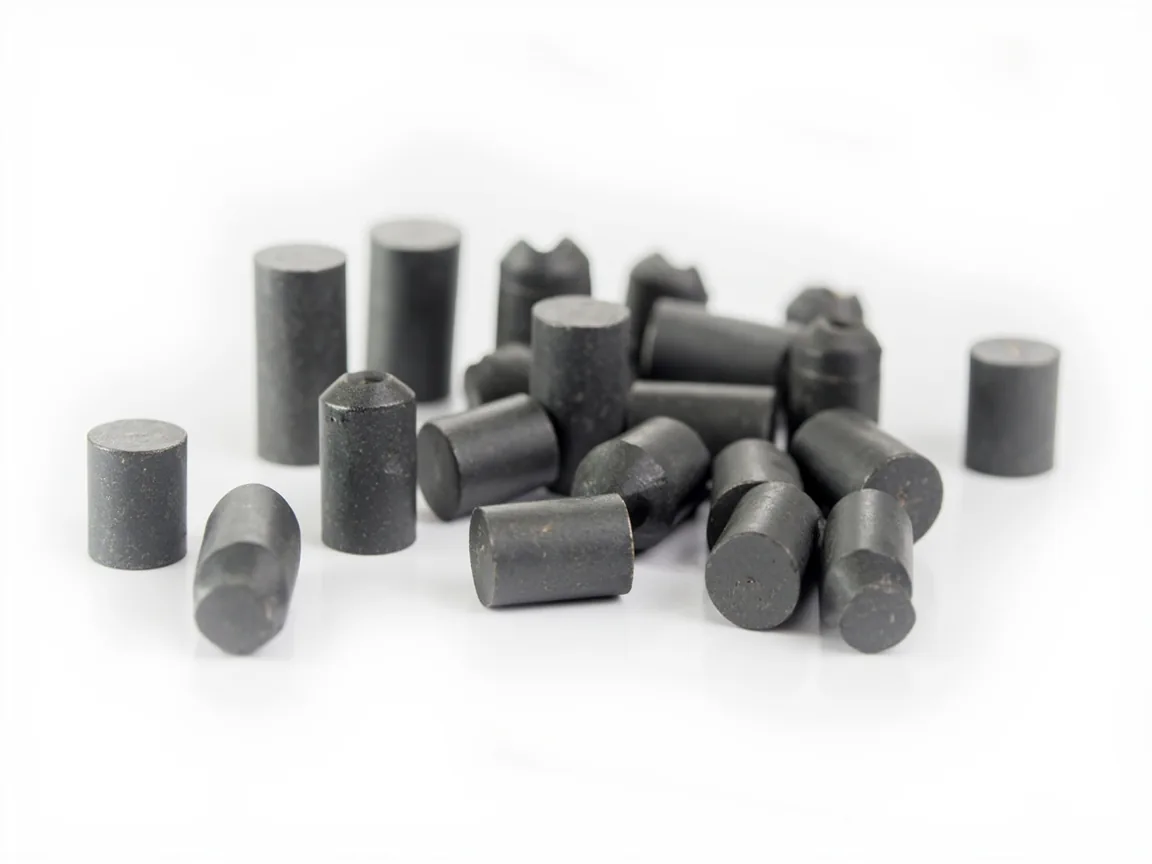 Button Inserts – short cylindrical inserts with flat, rounded and chisel-shaped tops