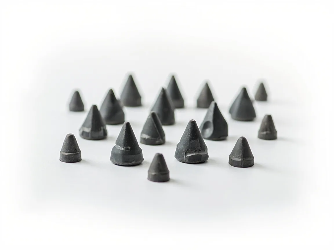 Pick & Cutting Tips – small conical tips with pointed tops